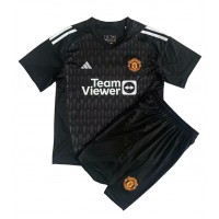 Manchester United Målvakt Replika babykläder Tredjeställ Barn 2023-24 Kortärmad (+ korta byxor)
